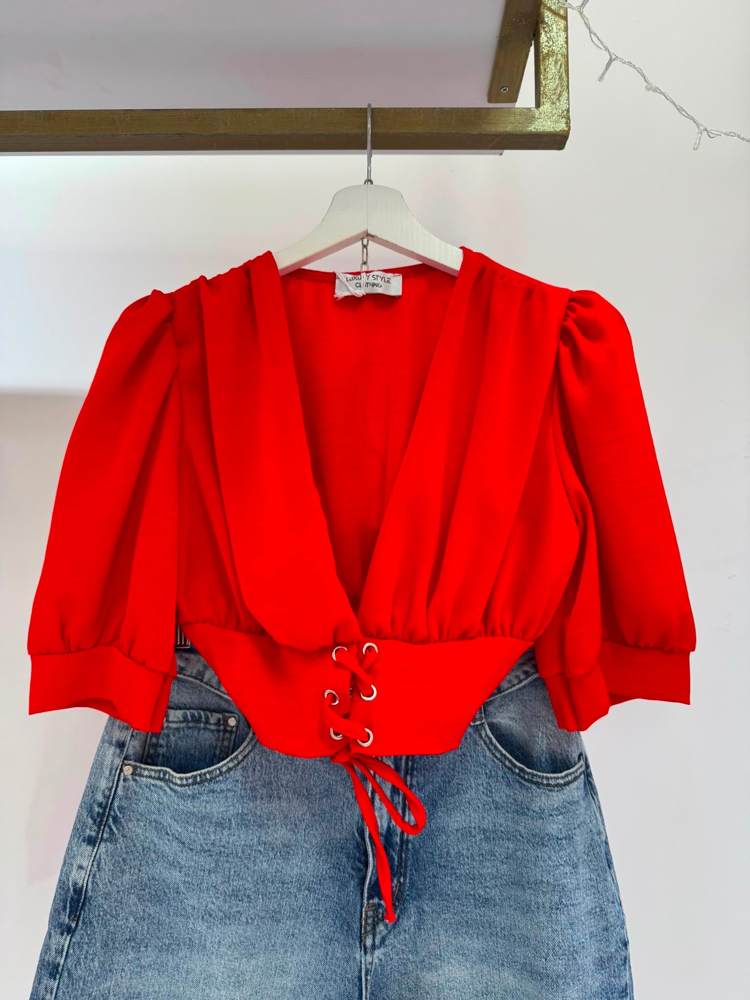 CAMICIA STRINGHE RED