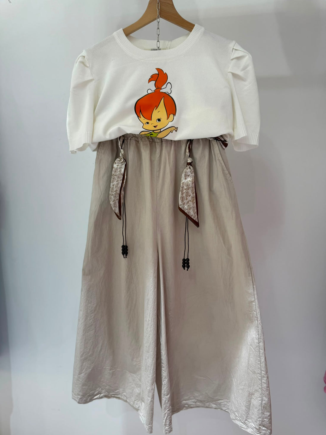 PANTALONE FOULARD A CAVIGLIA