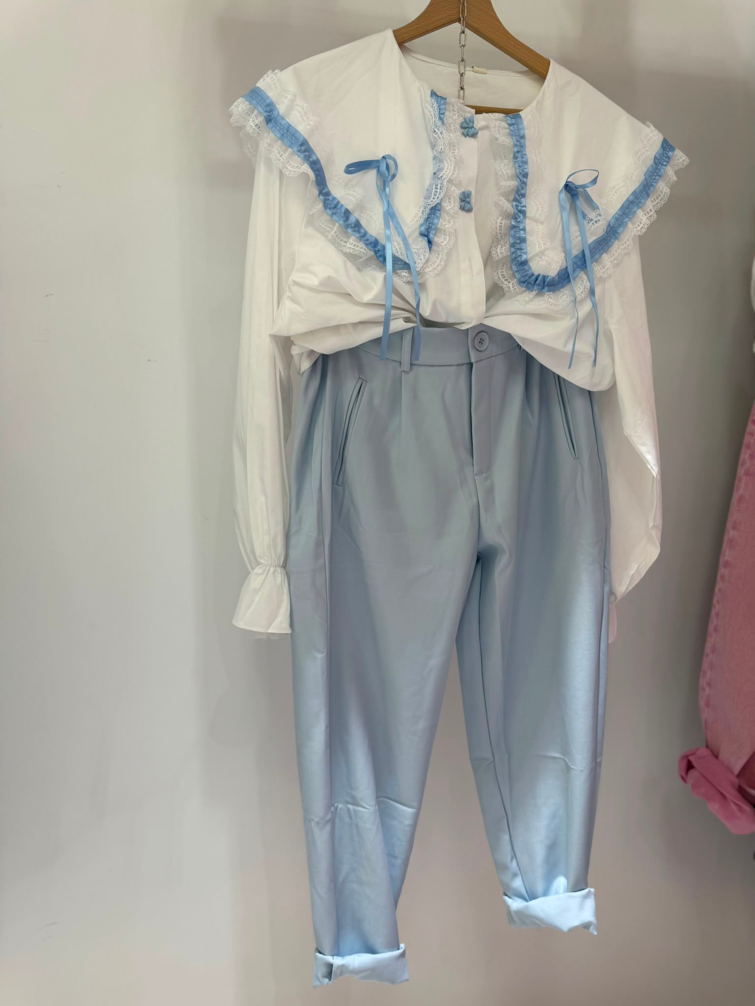 PANTALONE CINTURINO POLVERE