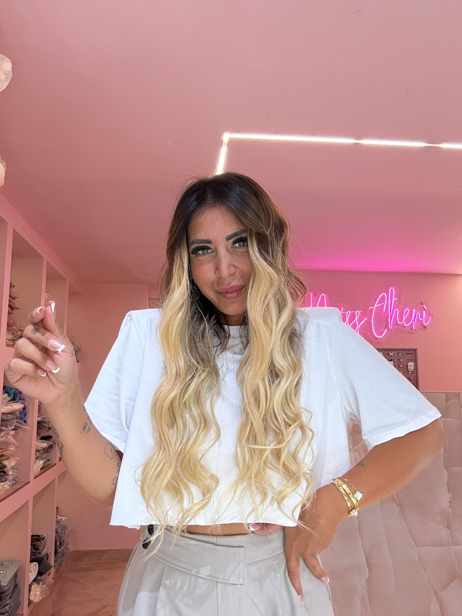 Shirt Crop Spallina Taglio Vivo ♥