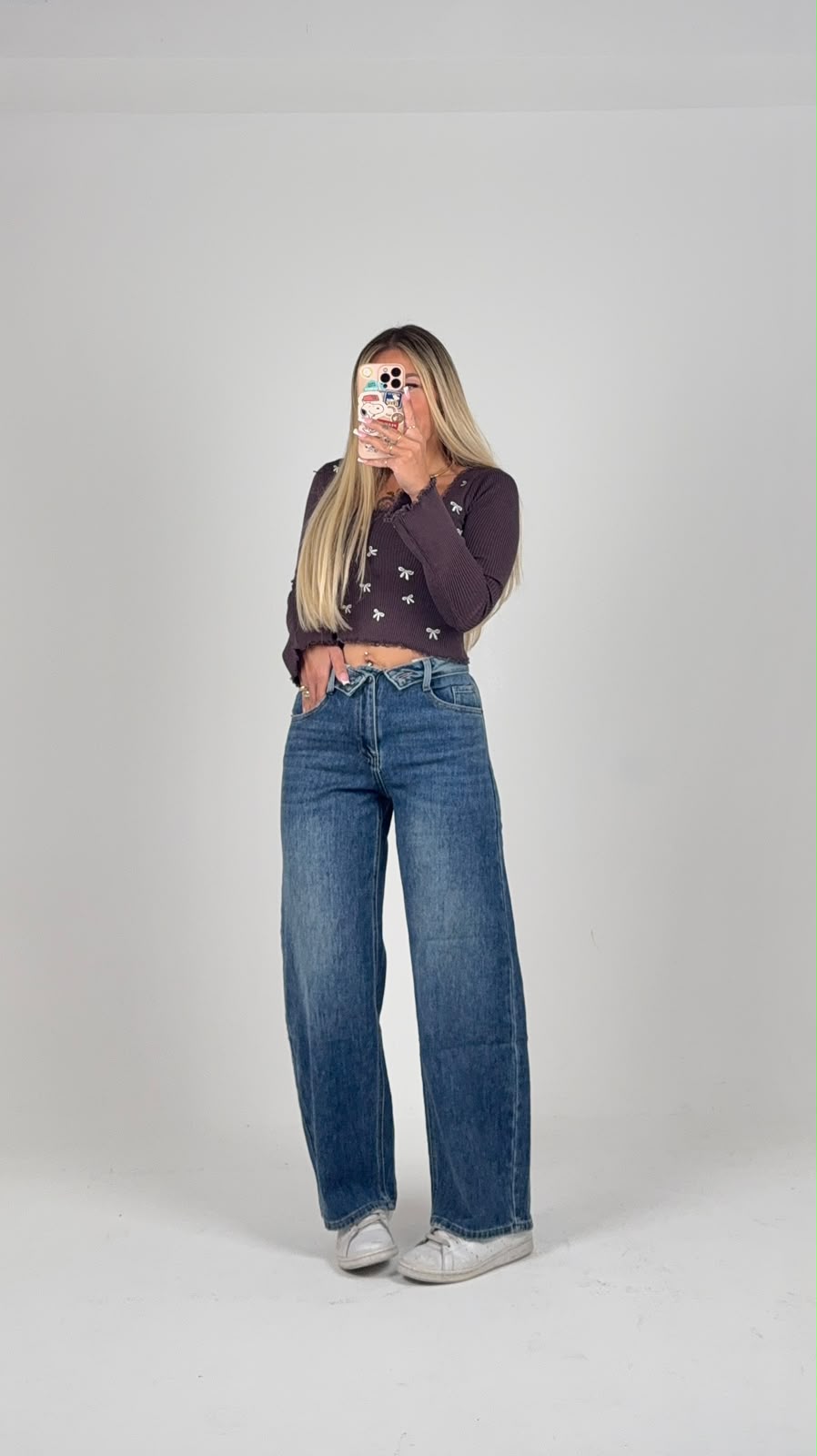 Jeans Risvolto Mood Zara Denim ♥