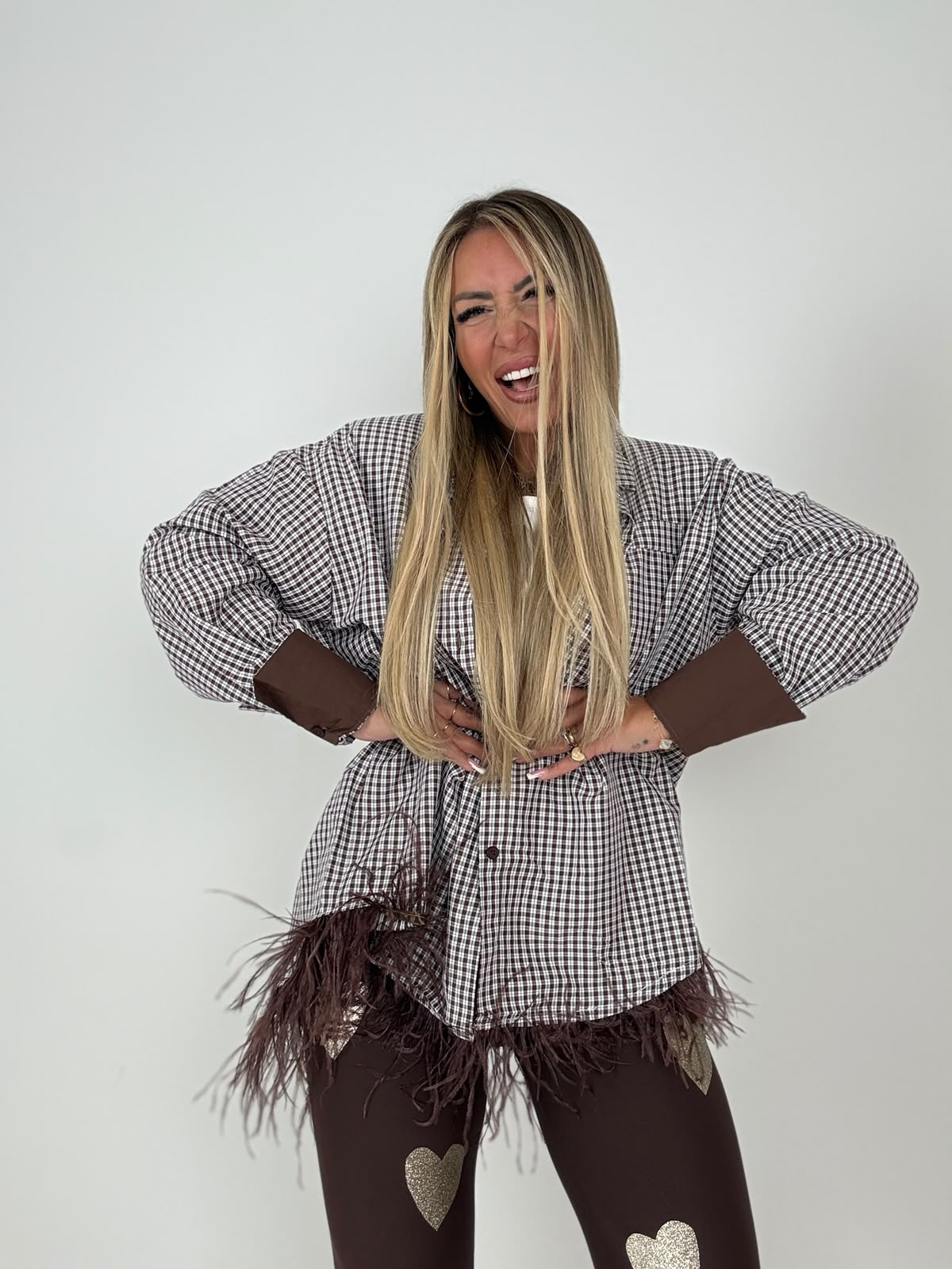 Camicia Coquette Marrò♥