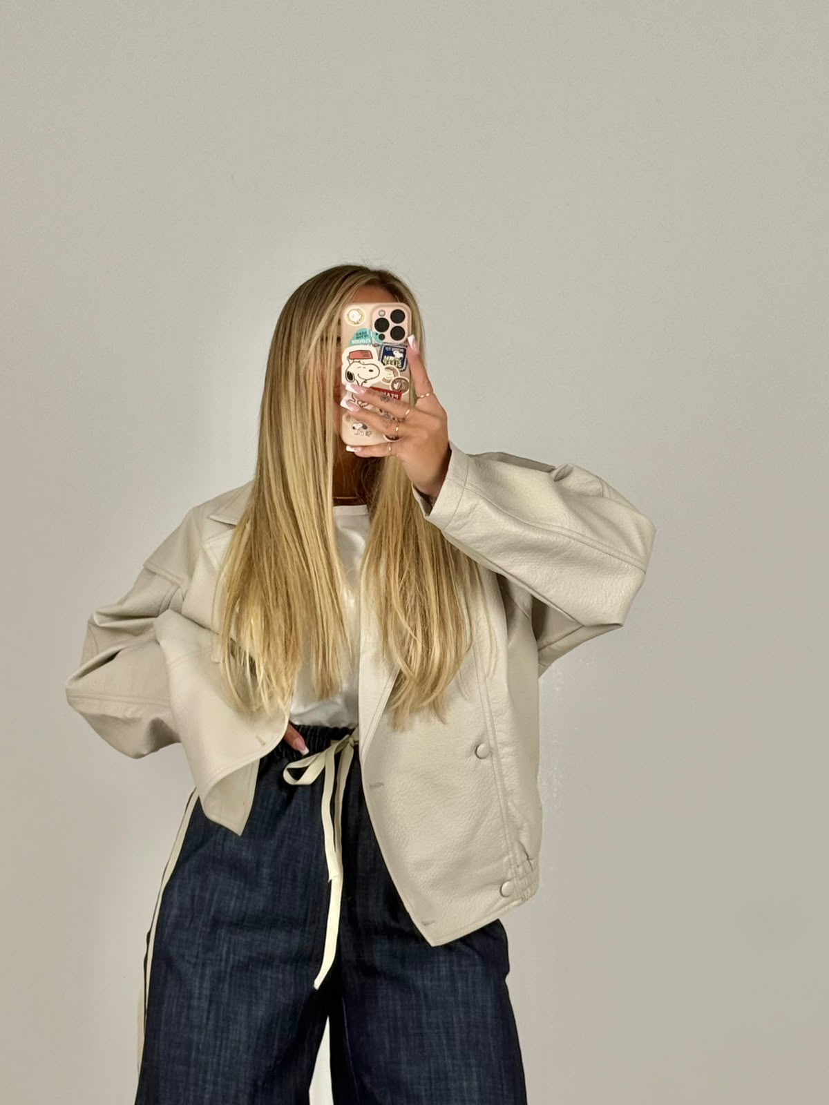Blazer Priscillè Ecopelle Beige ♥