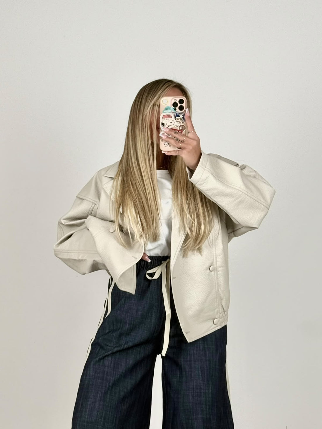 Blazer Priscillè Ecopelle Beige ♥