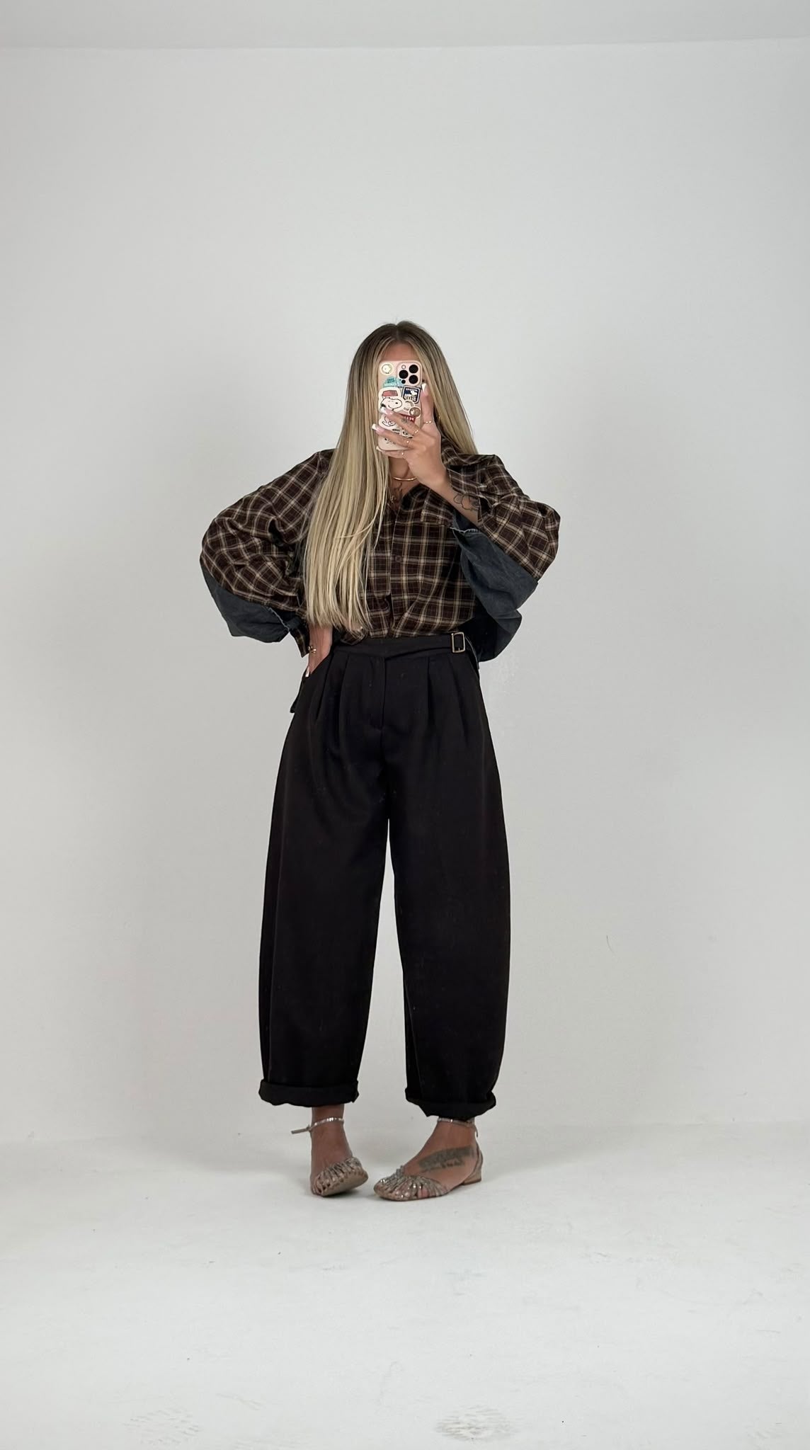 Pantaloni Charm Marrò ♥