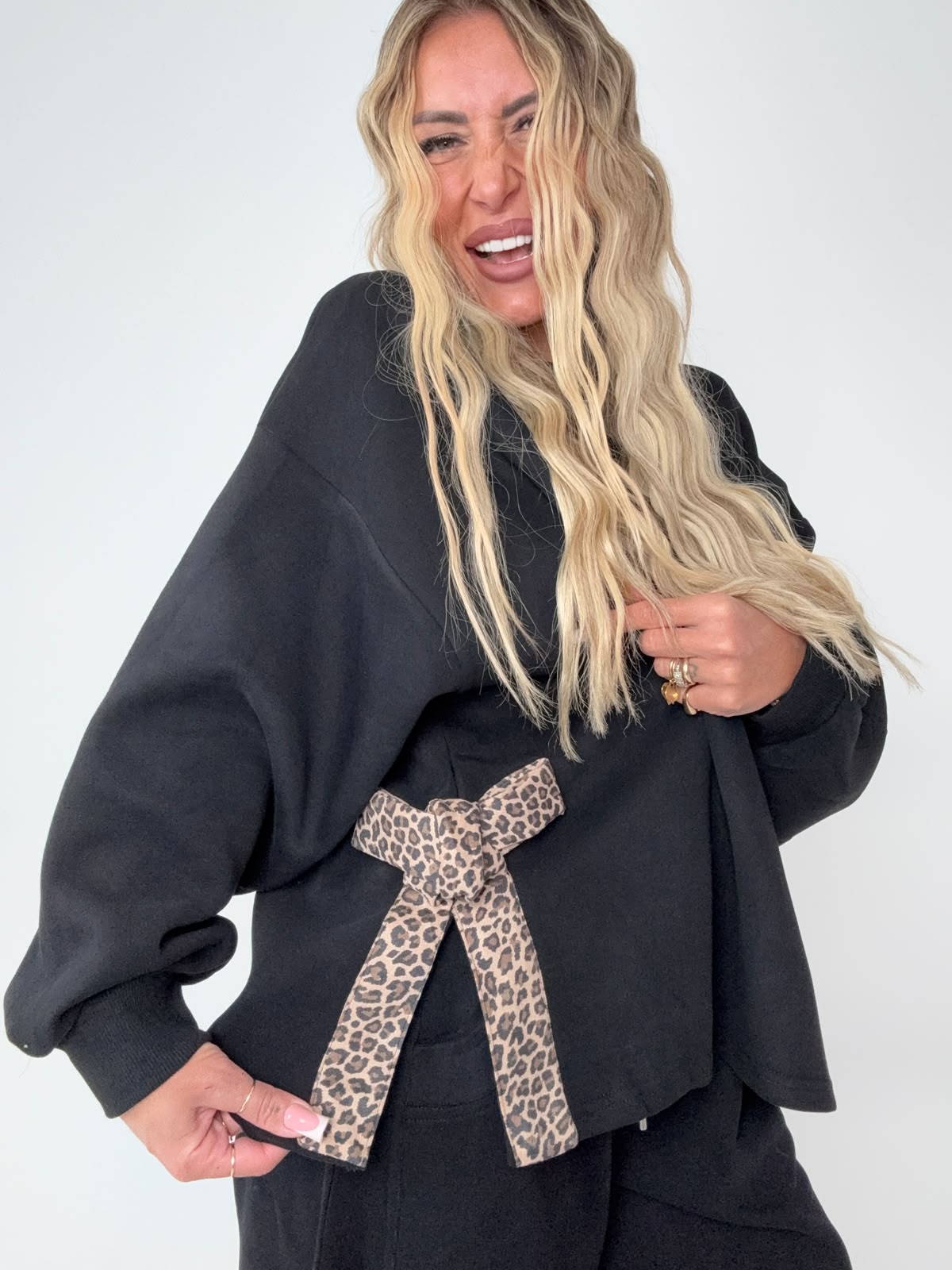Coordinato "Dacci un Fiocco" Nero ♥