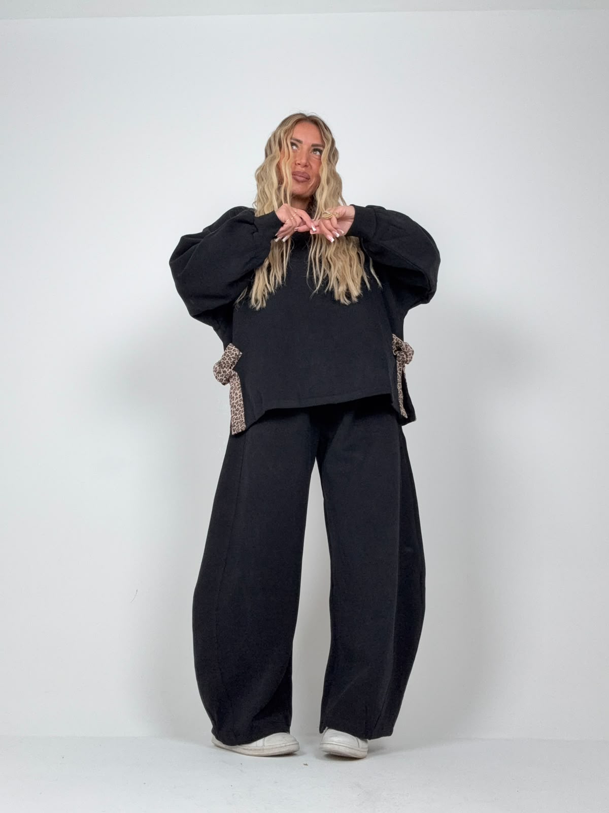 Coordinato "Dacci un Fiocco" Nero ♥