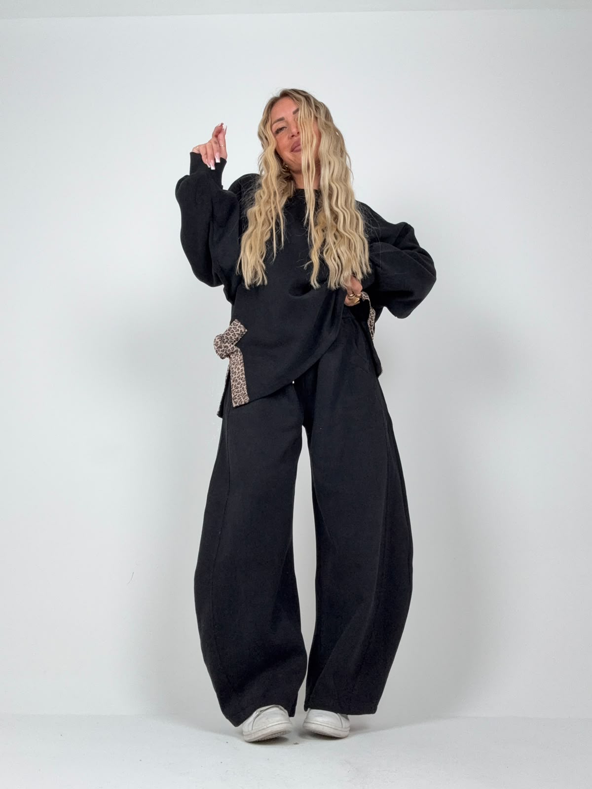 Coordinato "Dacci un Fiocco" Nero ♥