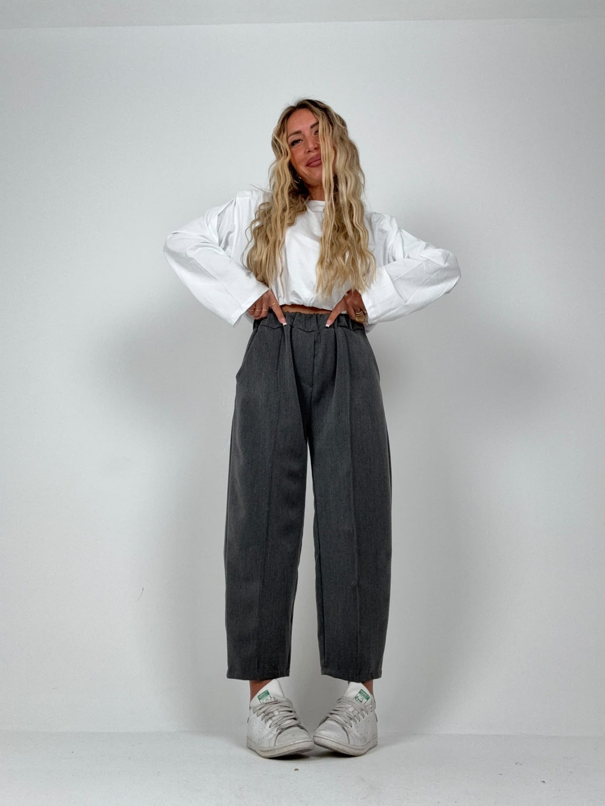 Pantaloni Heart Grigi ♥
