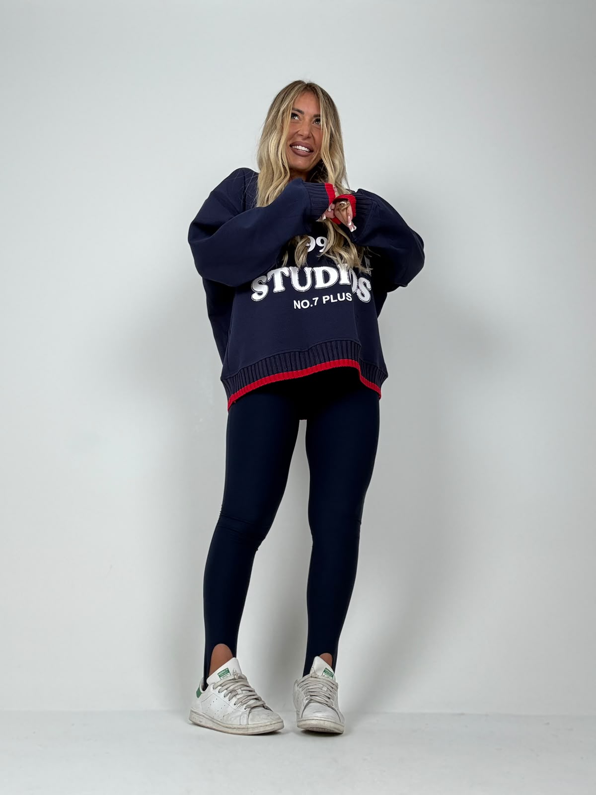 Legging Piedino Blu Navy ♡