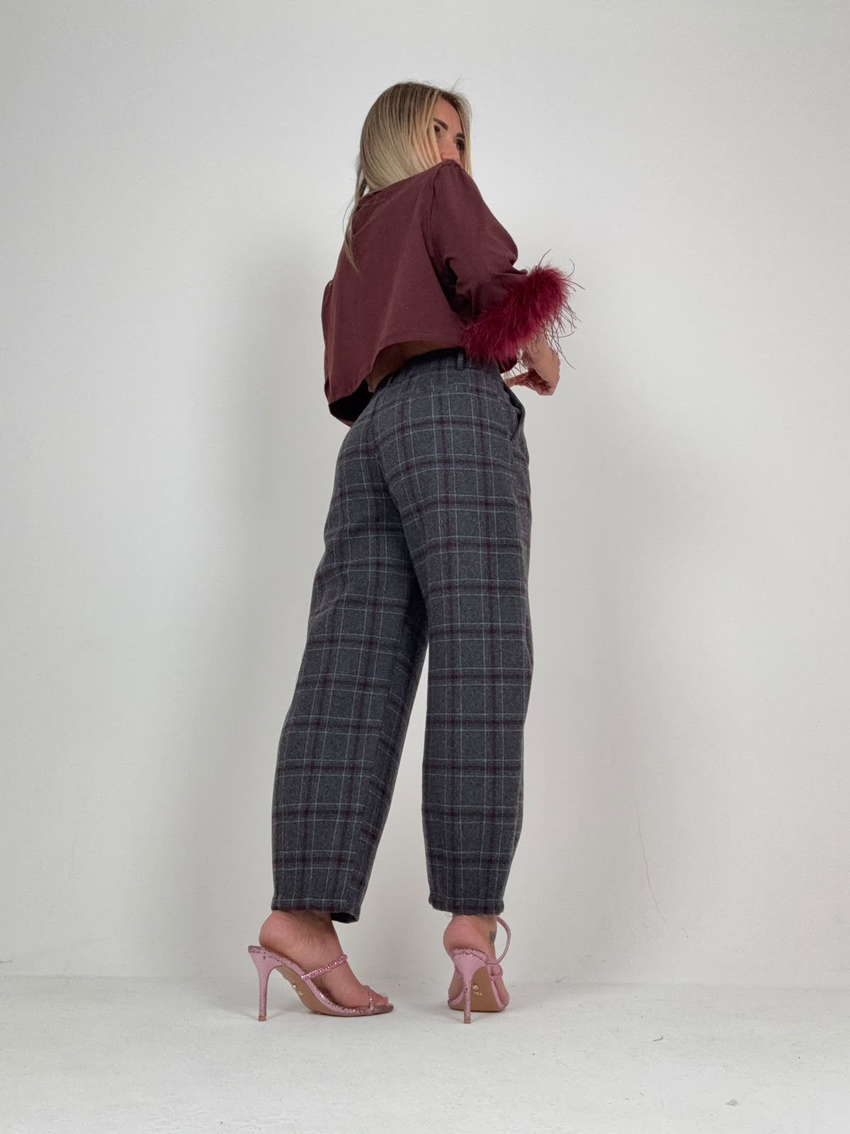 Pantalone Tartan Kiss ♥