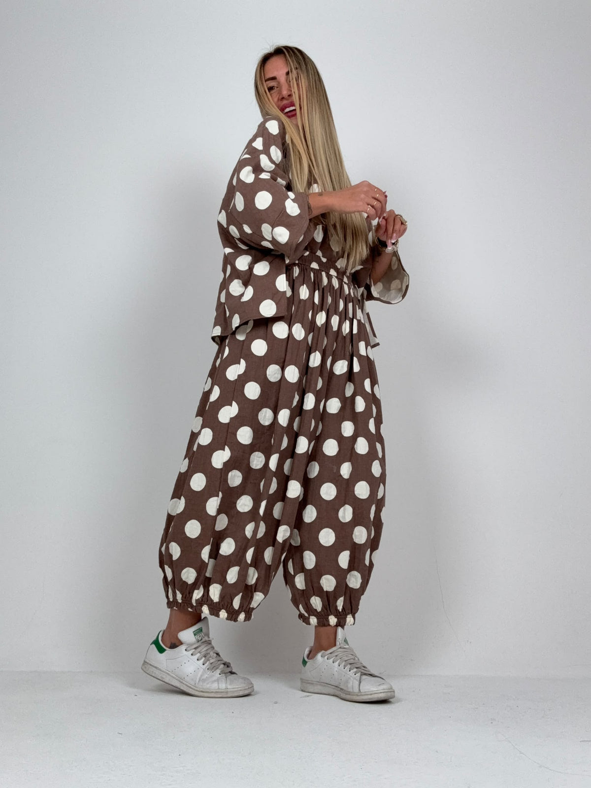 Pantalone Polka Marrò ♥