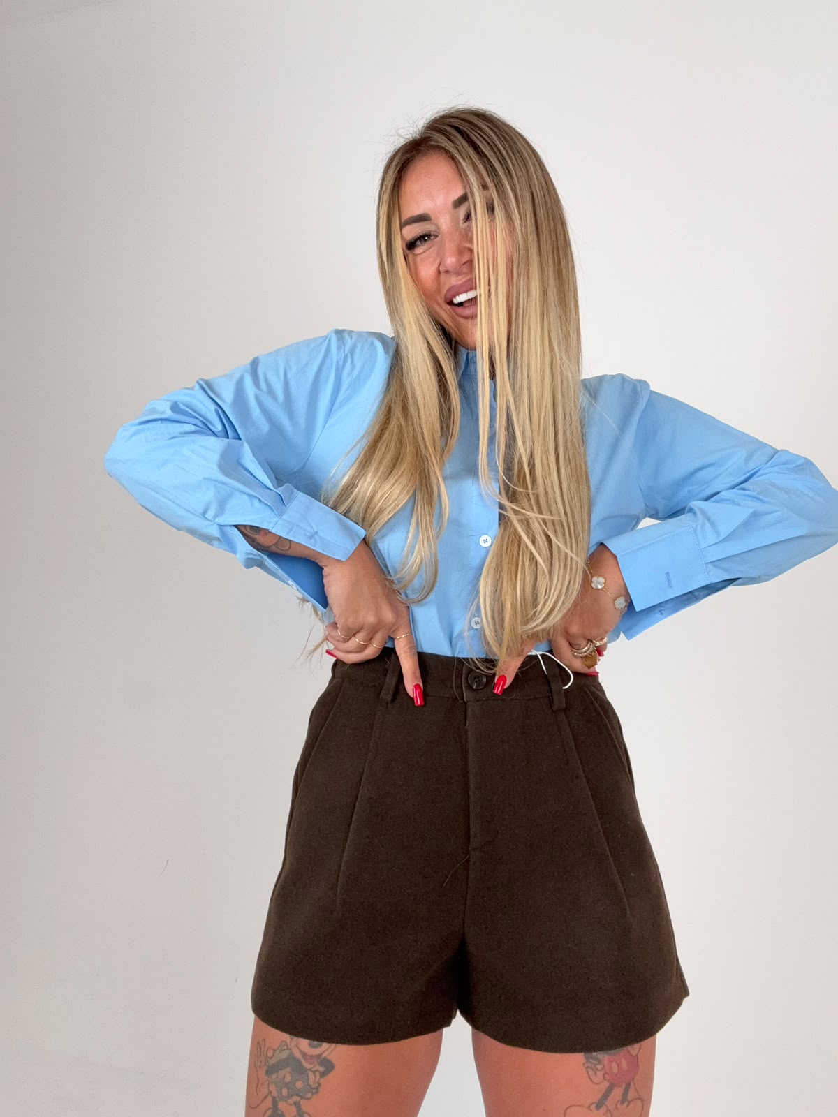 Pantaloncino In Lana Marrò ♥