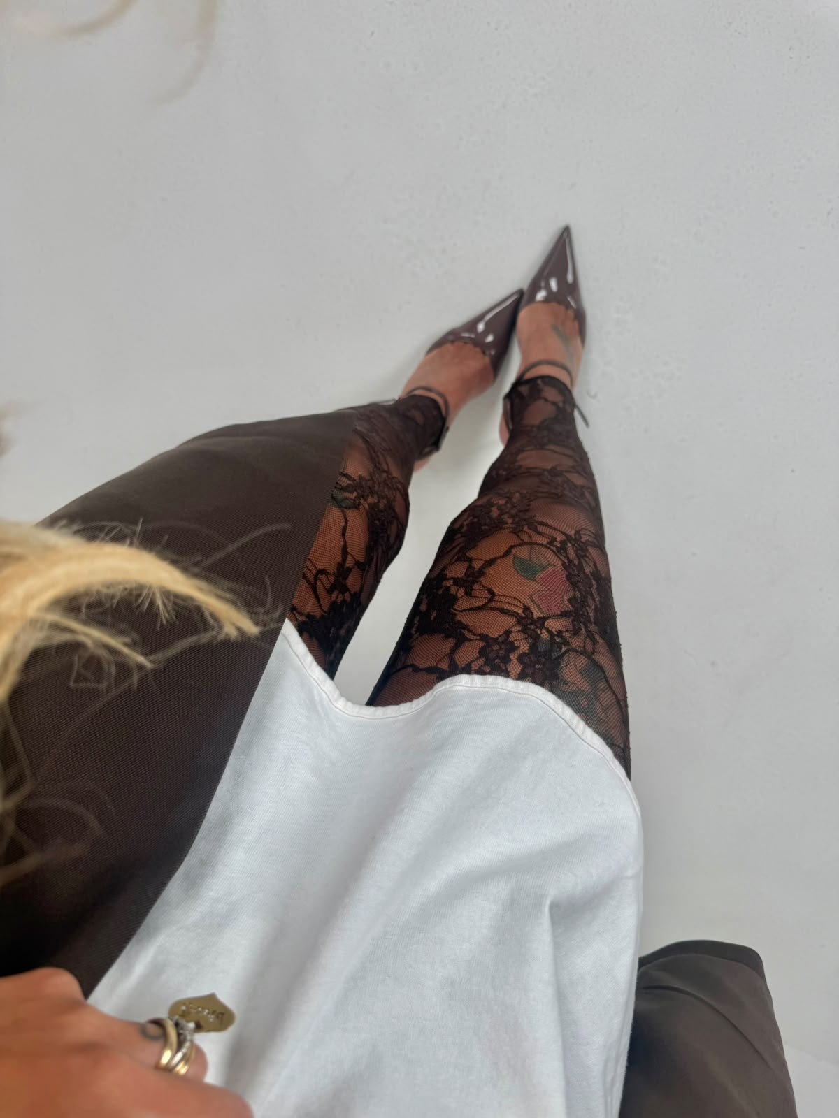 Leggins Merletto Marrò ♥