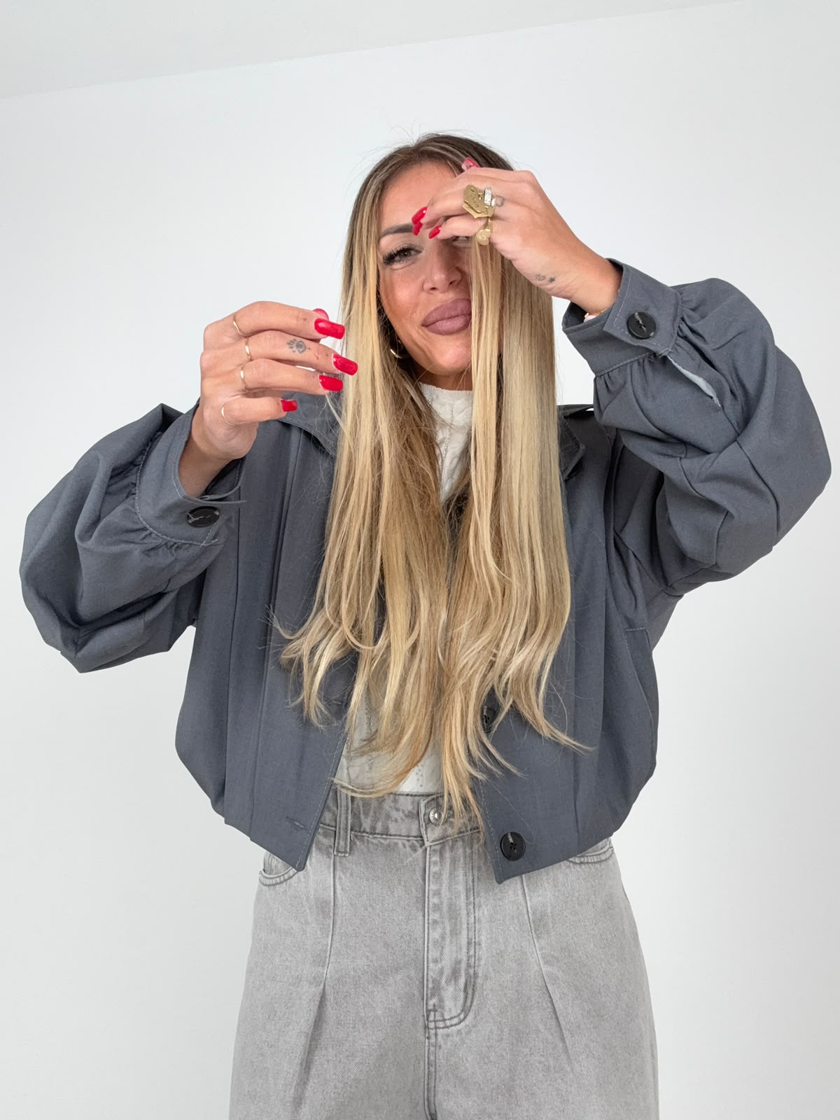 Trench Low Cost Grigio ♥