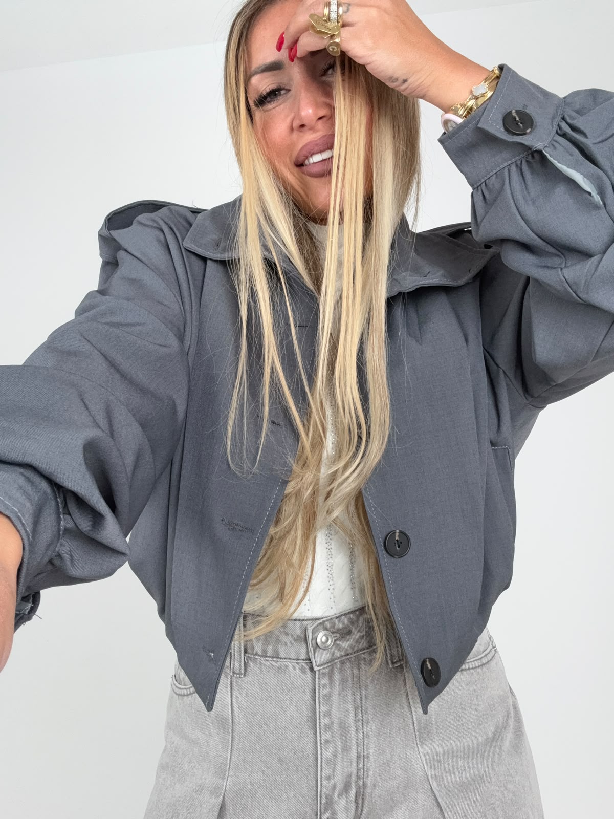 Trench Low Cost Grigio ♥