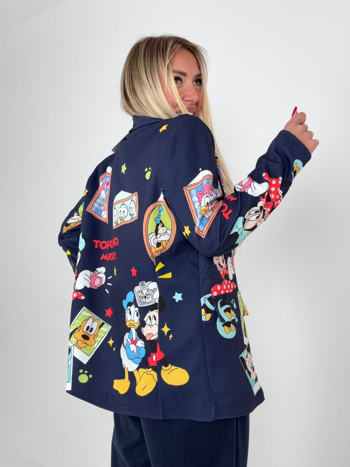 Giacca Cartoon In Love Blu Navy ♥