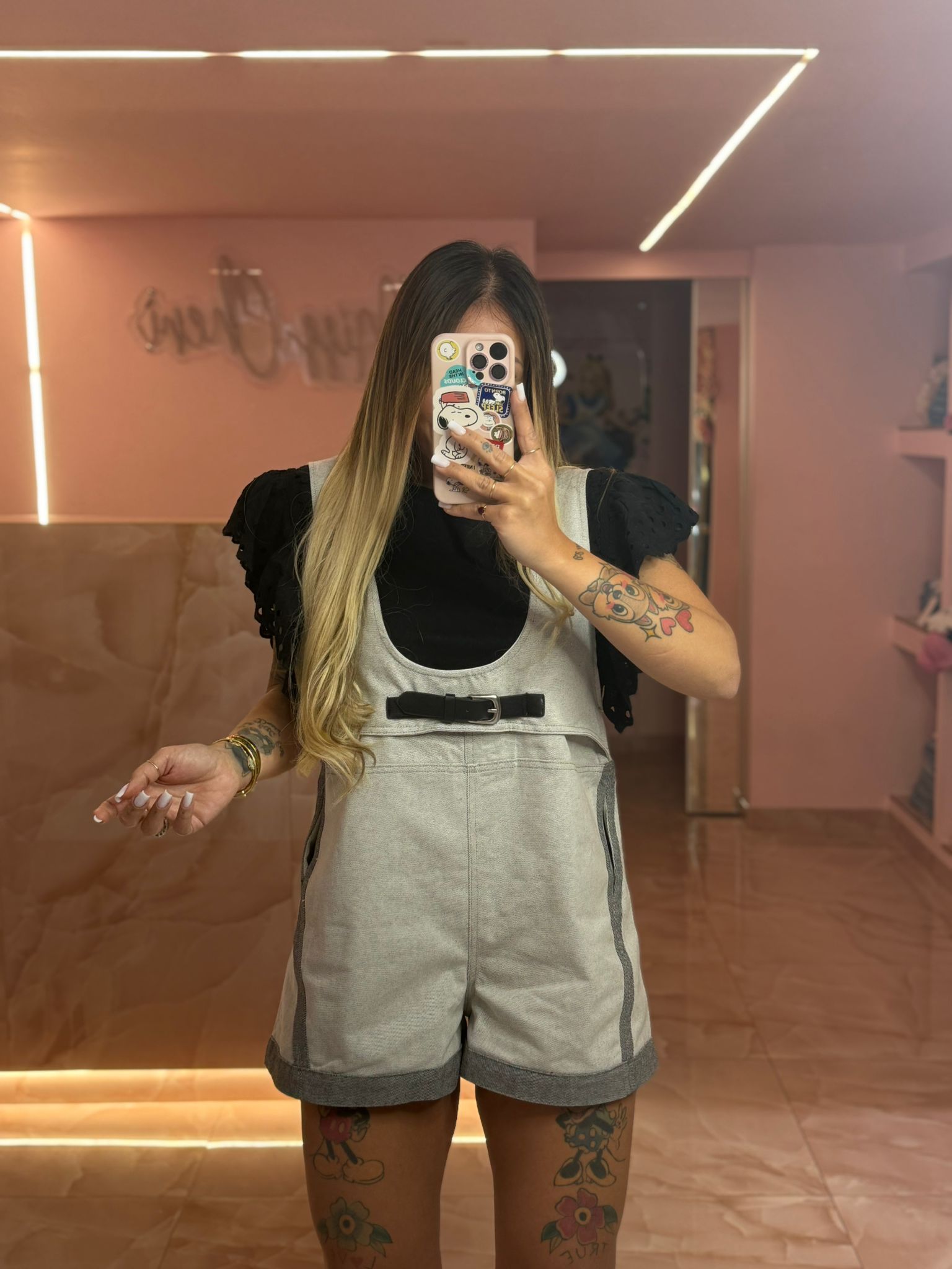 La Salopette Bellissima In Denim Grey ♥