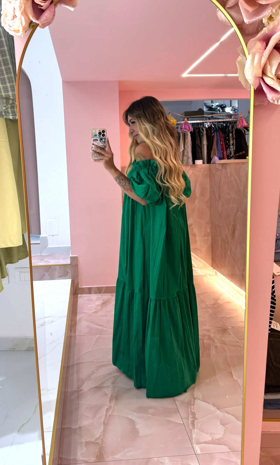 Vestito Incanto Verde Gucci ♥