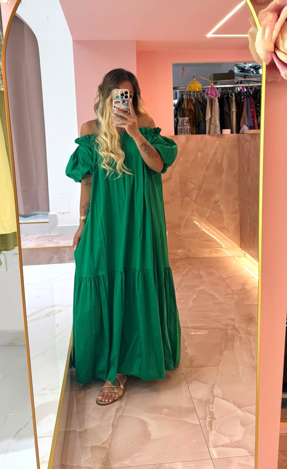 Vestito Incanto Verde Gucci ♥