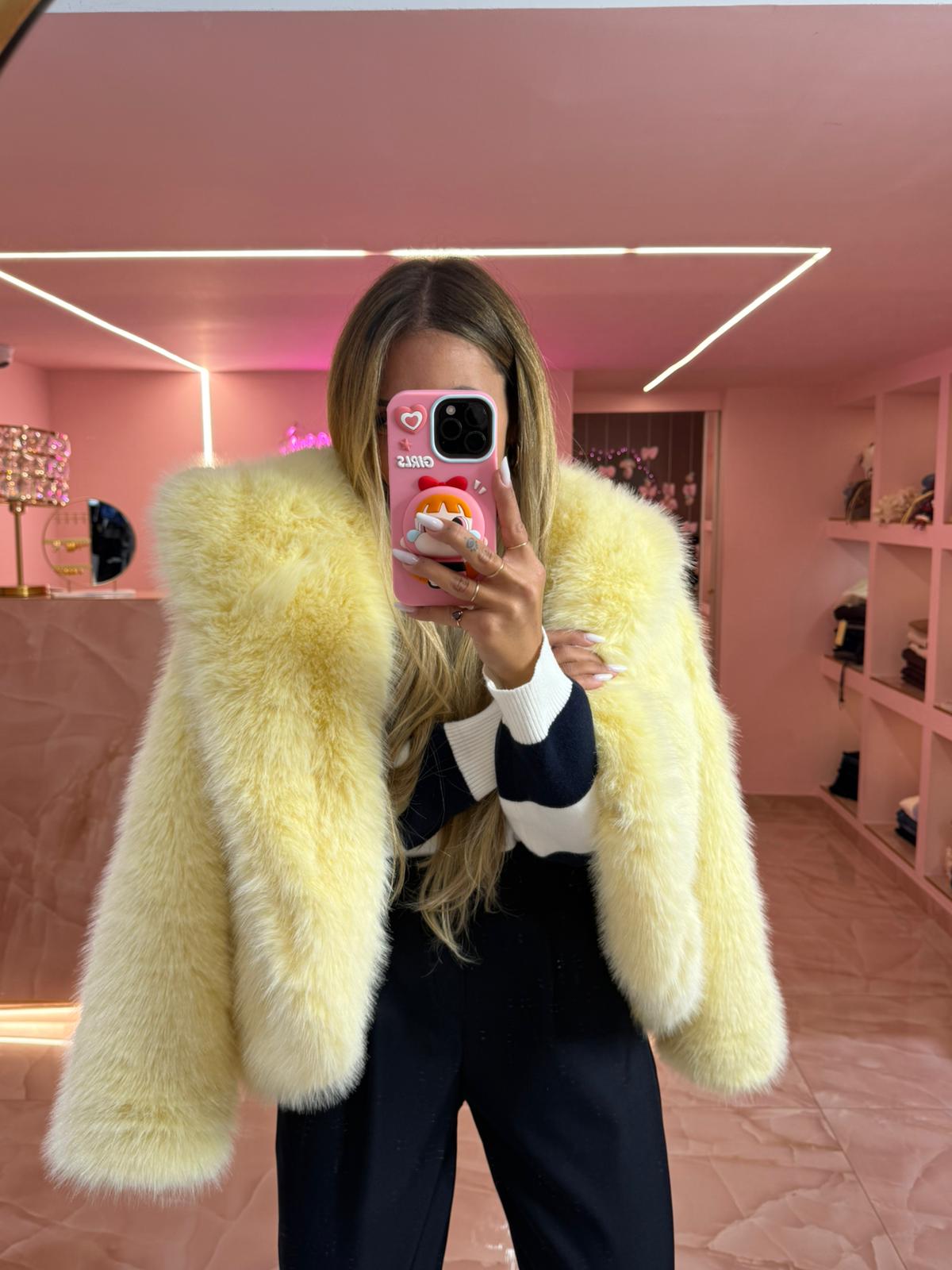 Ecopelliccia Barbie Gang Gialla ♥