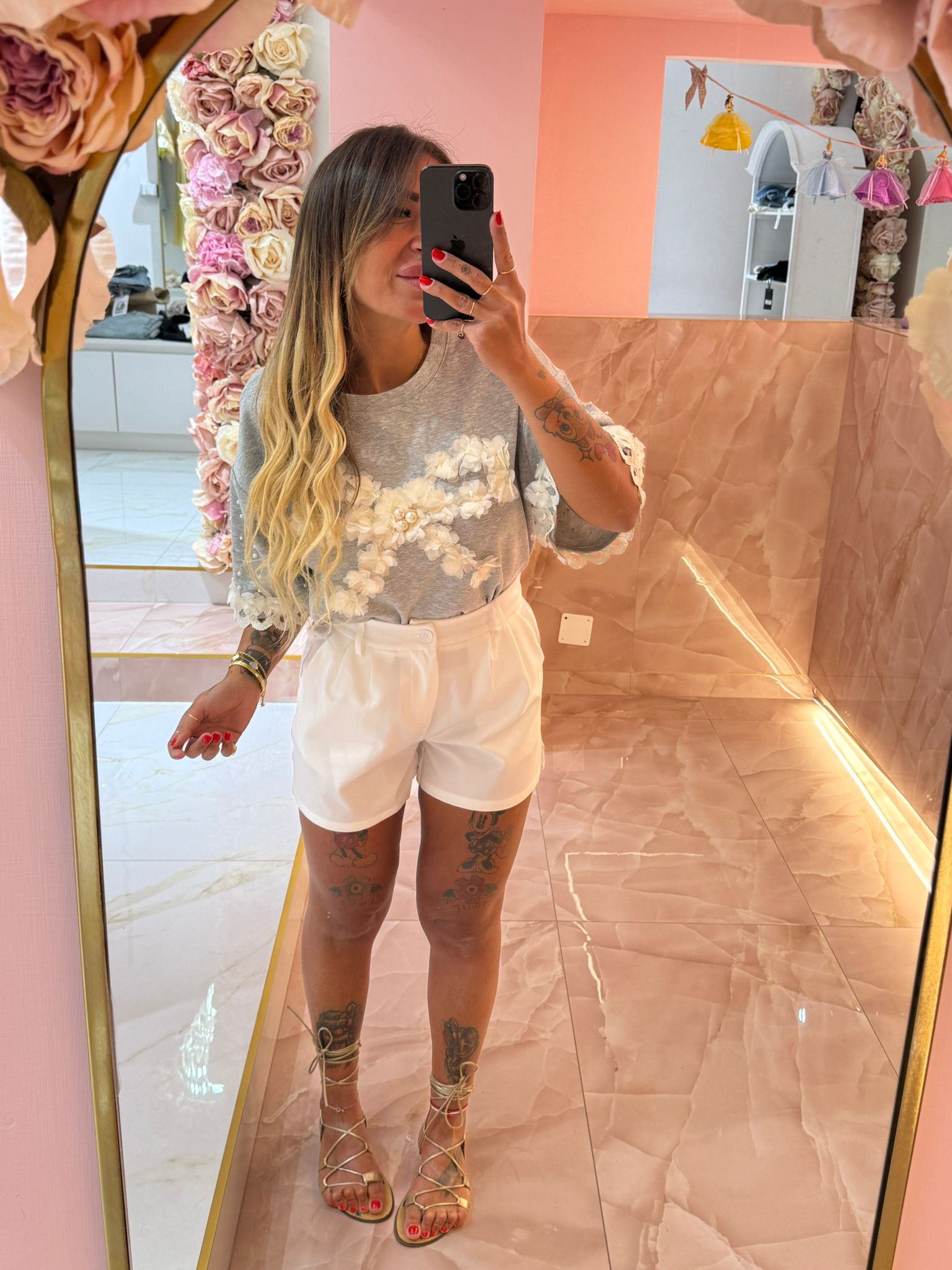 Pantaloncini Classici Bianchi ♥