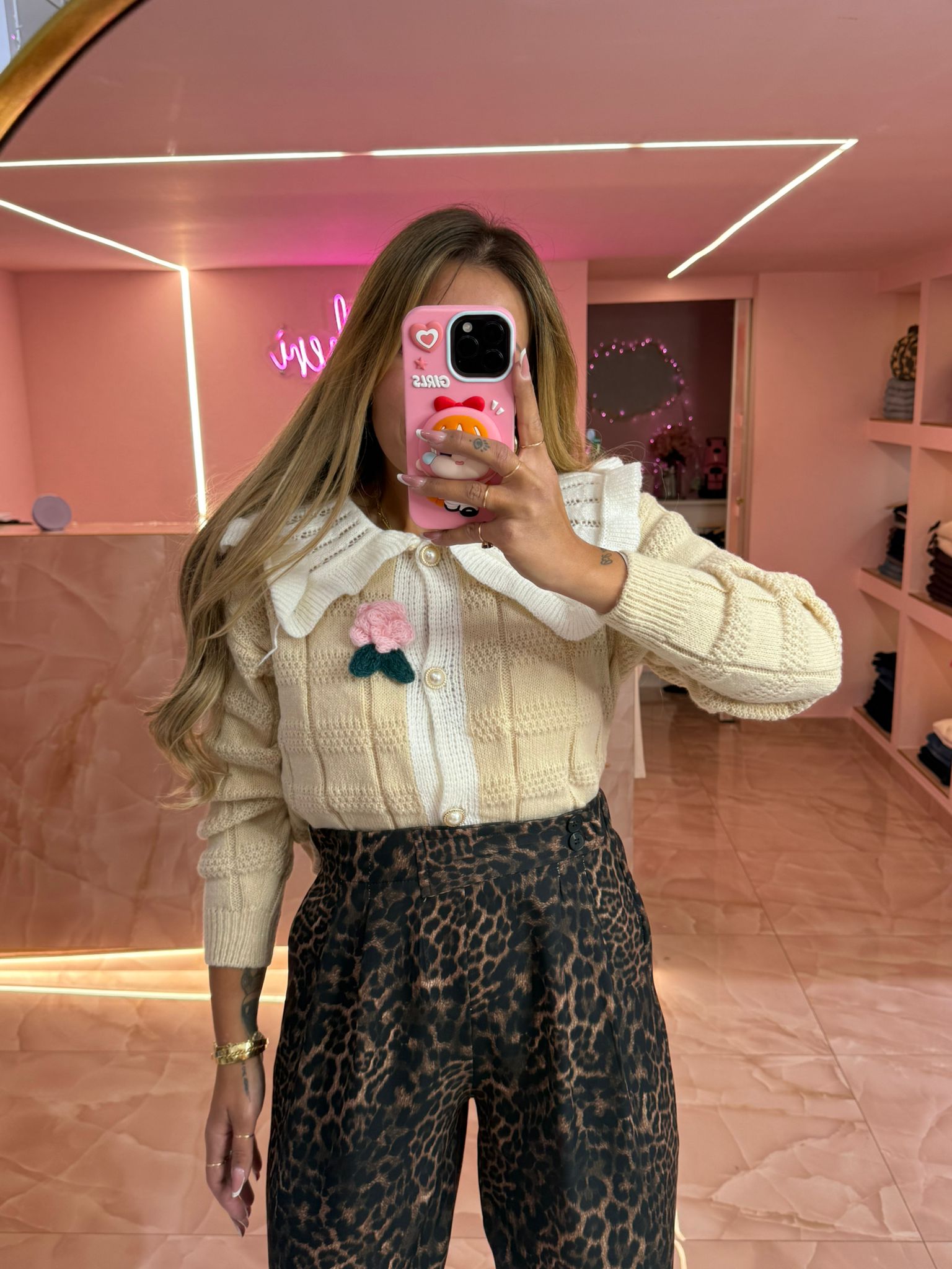 Maglioncino Cardigan Collettone Beige ♥