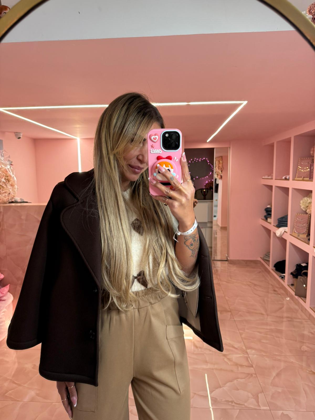 Giacca Per Caso Marrone ♥