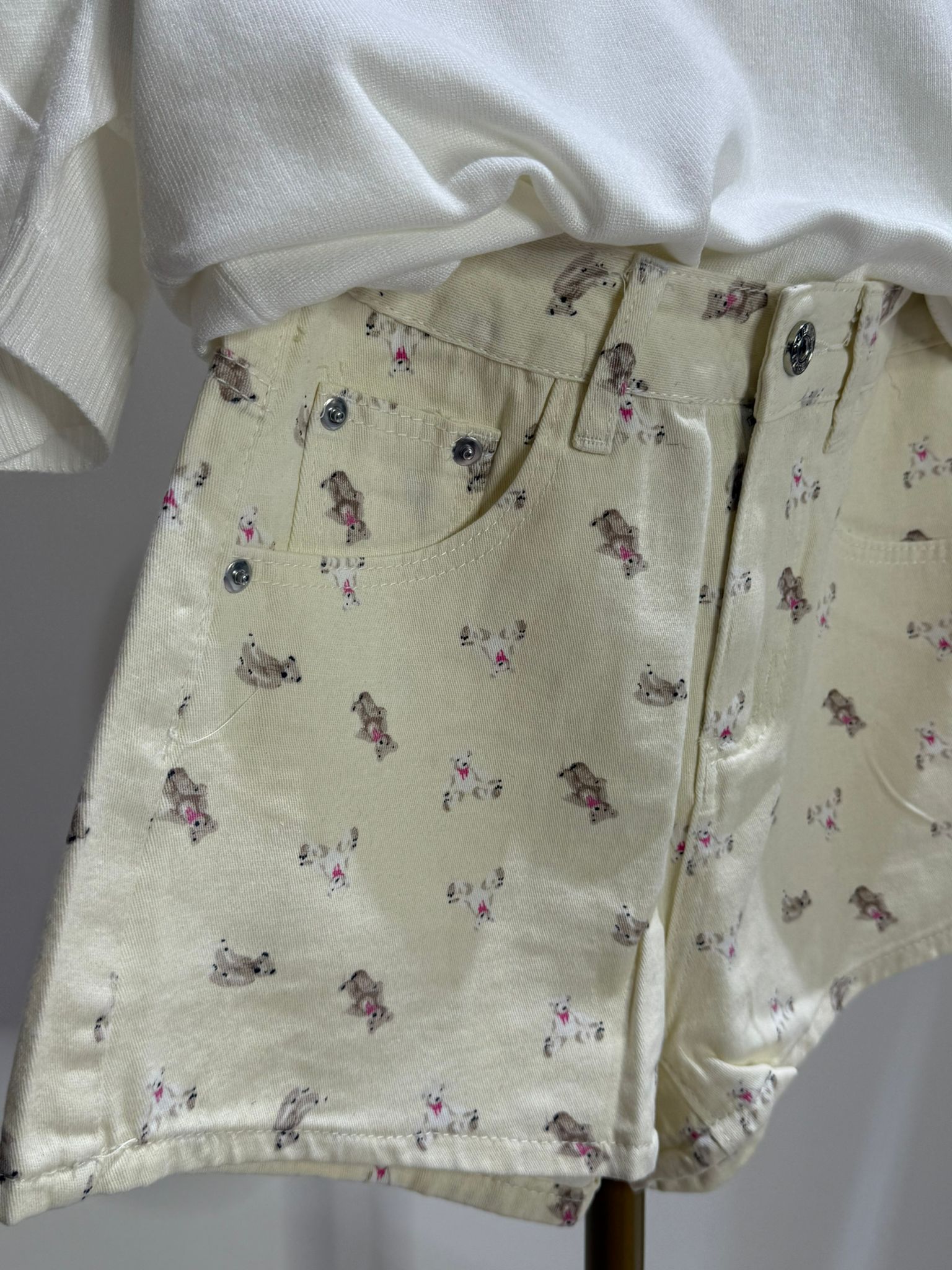 Pantaloncino Orsetto Beige ♥