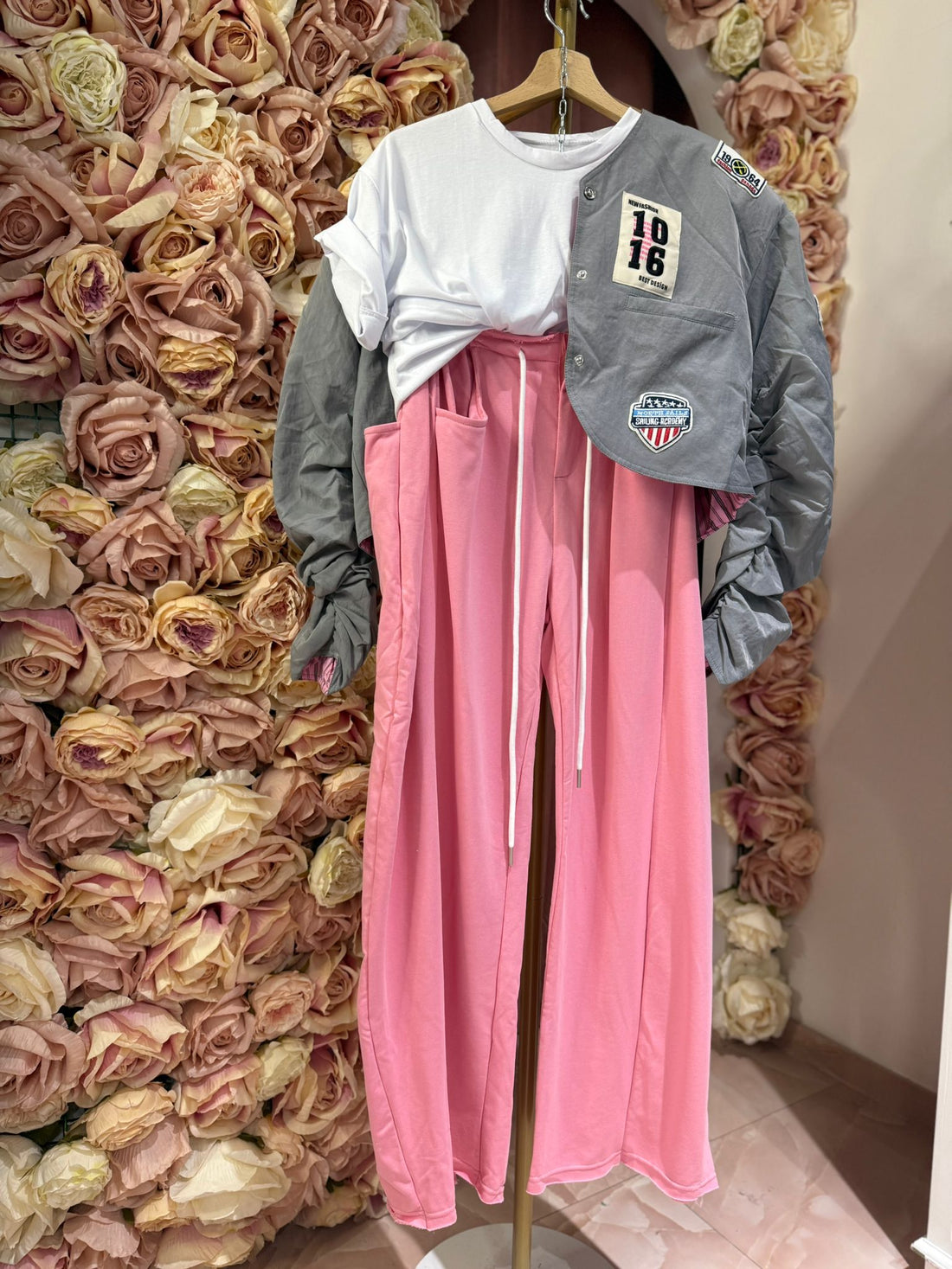 Pantaloni Di Tuta Rosa ♥