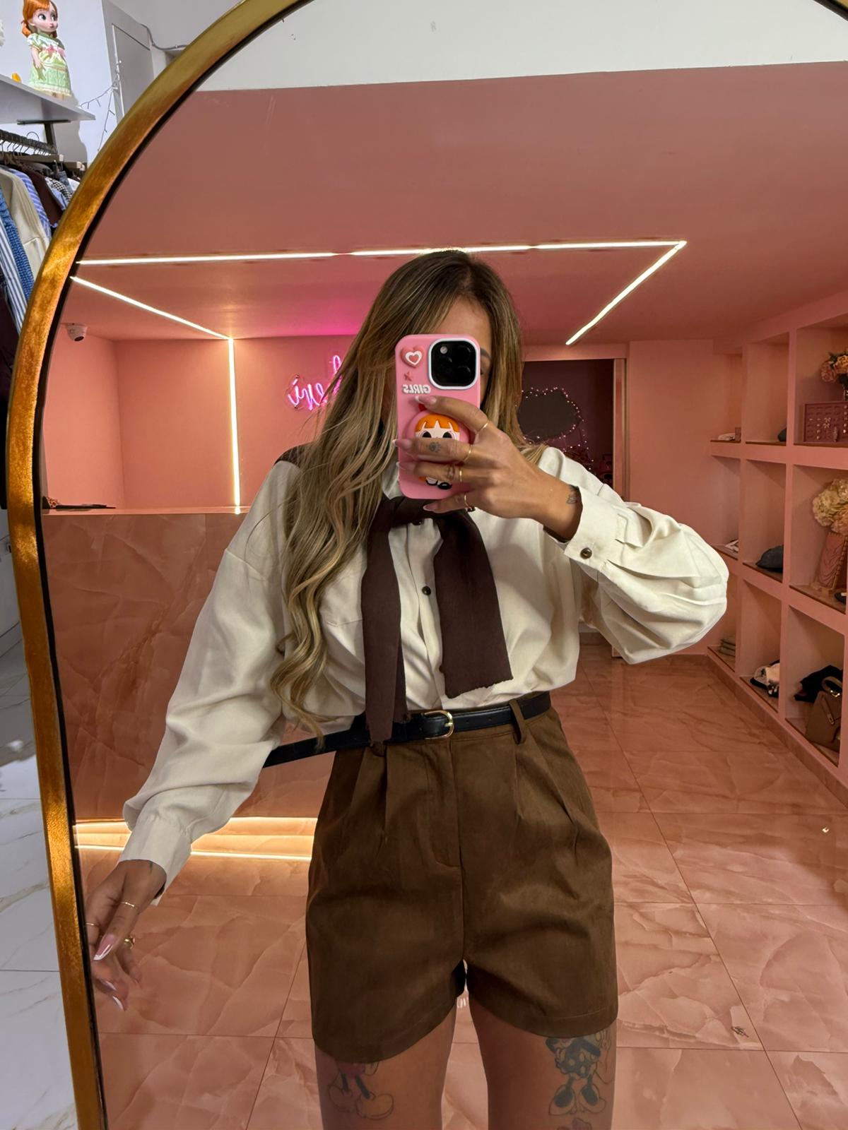 Pantaloncini In Camoscio
