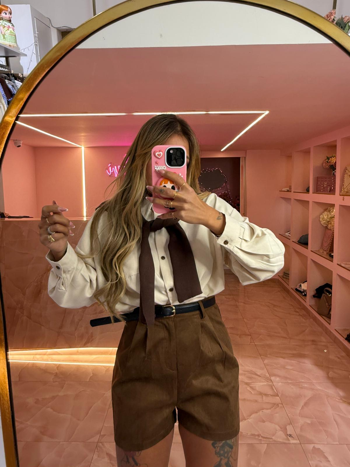 Pantaloncini In Camoscio