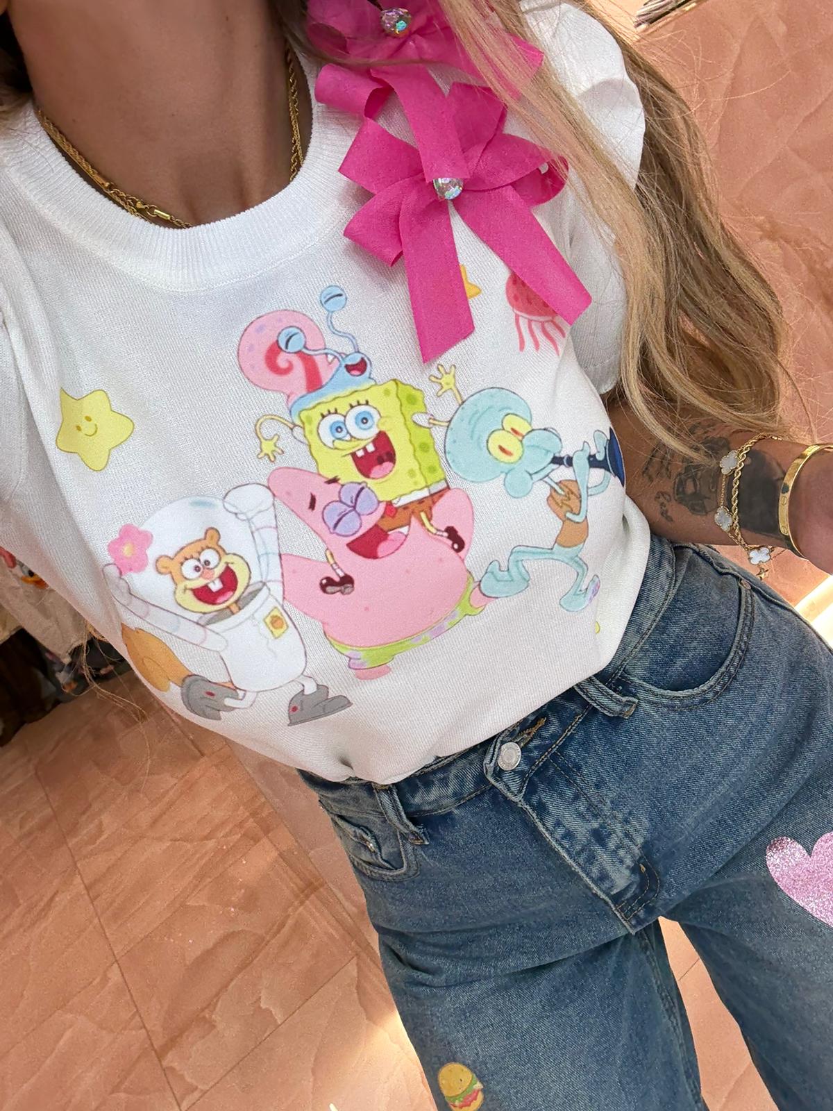 Maglia In Filo Spongebob ♥