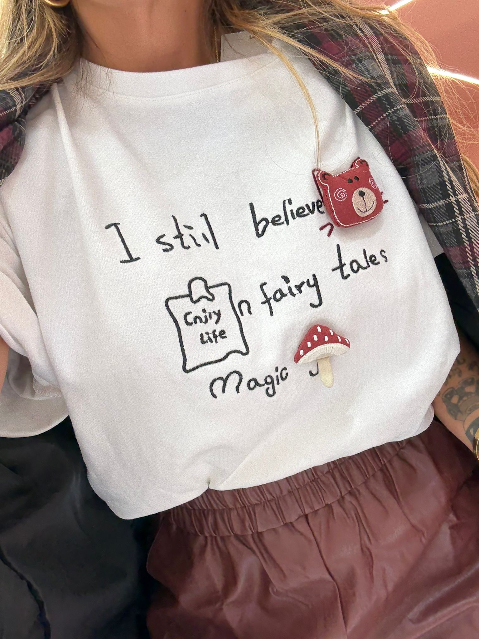 Shirt Funghetto Bianca ♥