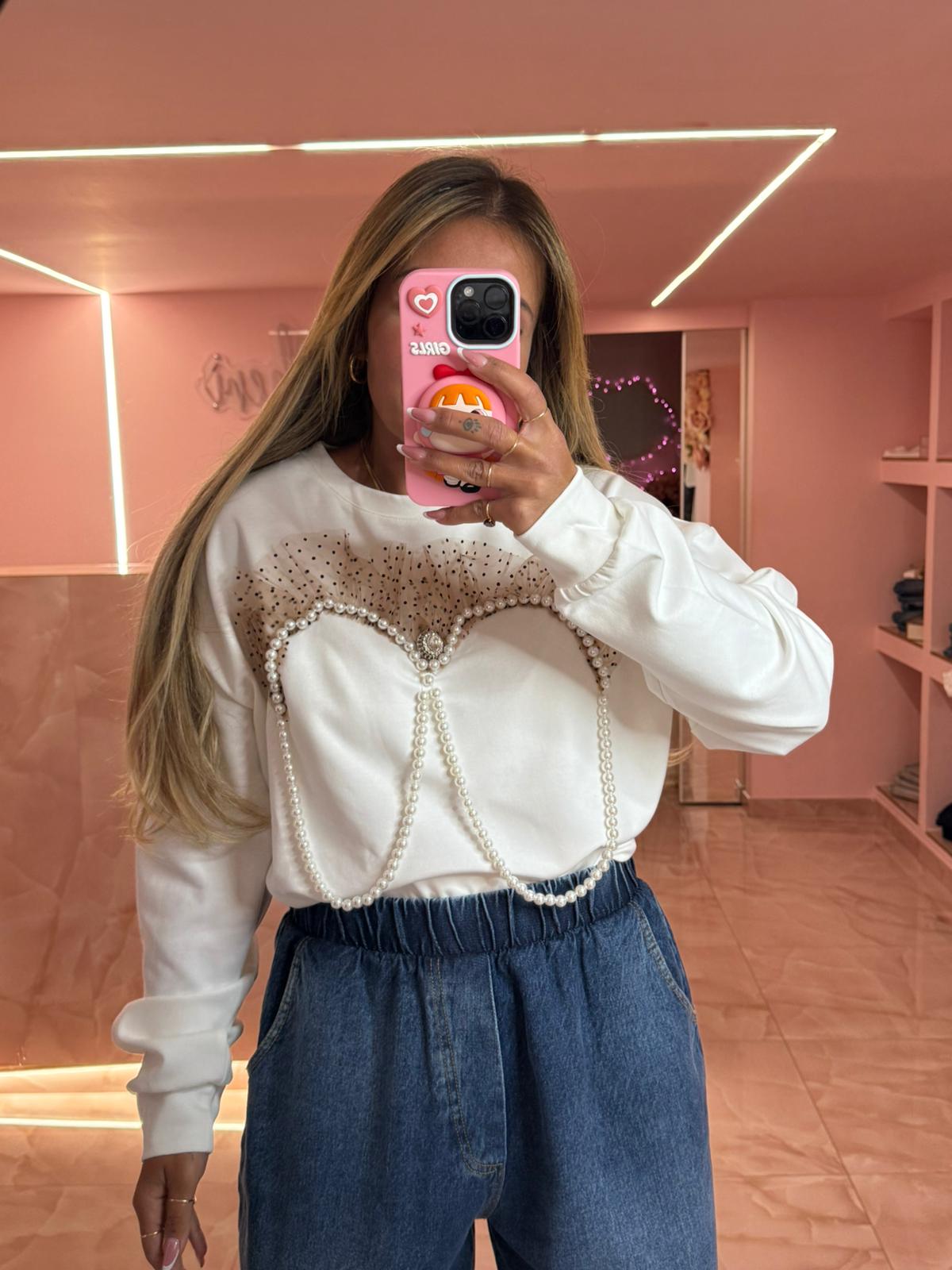 Felpa Perle e Tulle ♥