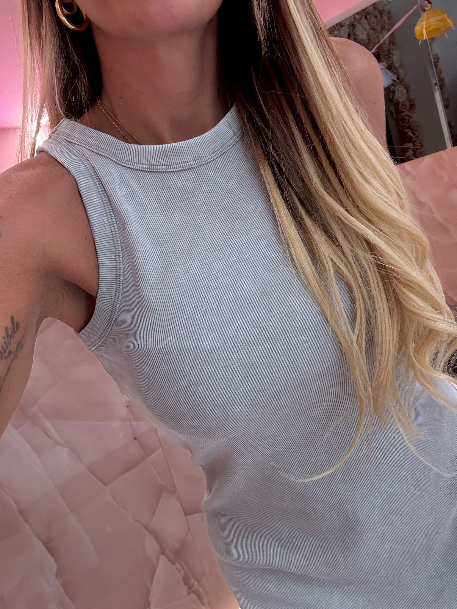 Dress Canotta Grigio ♥