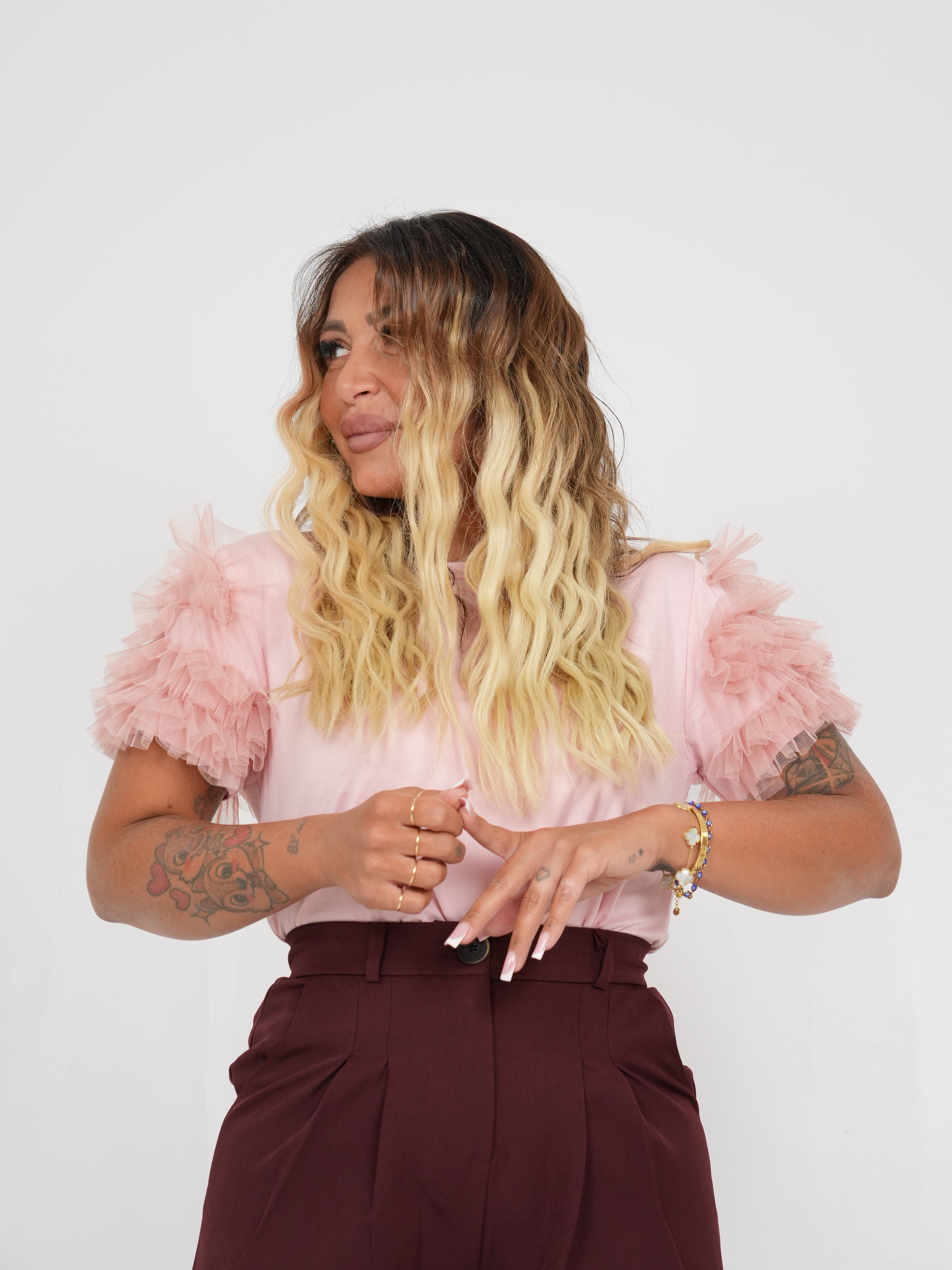 Shirt Tulle Rosa ♥