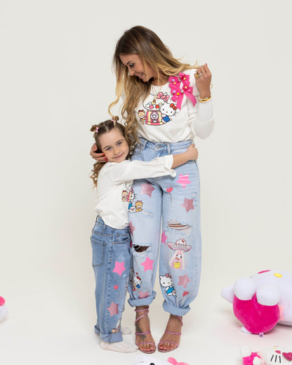 Jeans Hello Kitty Spaziale ★