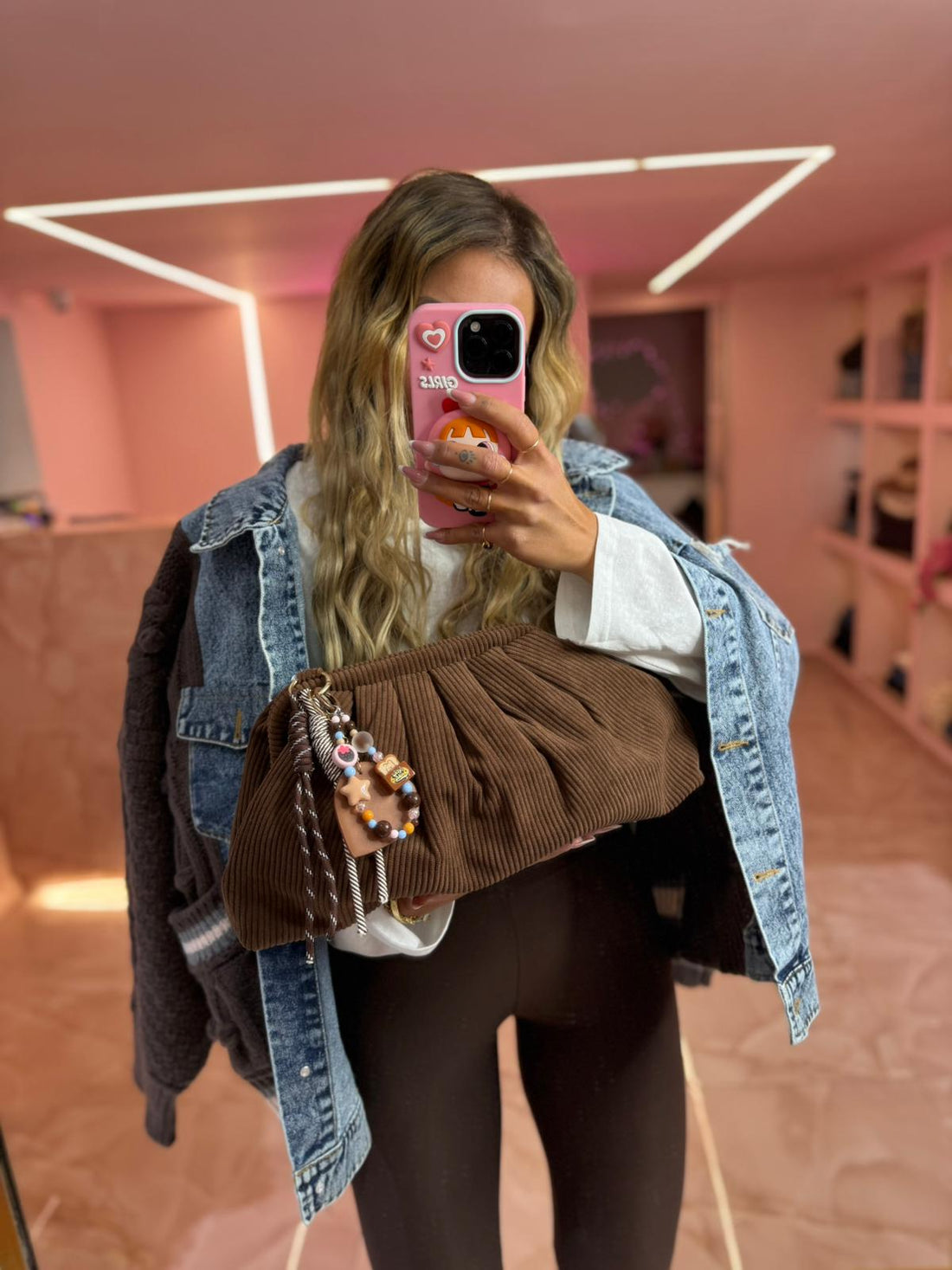 Borsello Pasticcio Vellutino Marrone ♥