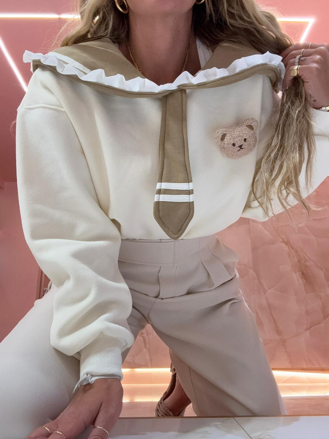 Felpa TeddyAMO Beige  ♥
