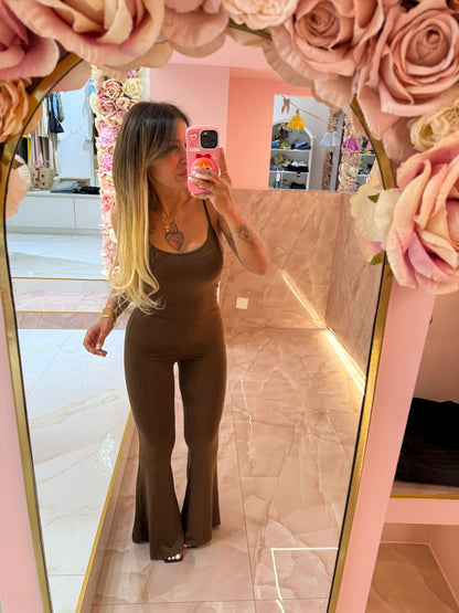 Salopette Lycra Zampa Marrone  ♥