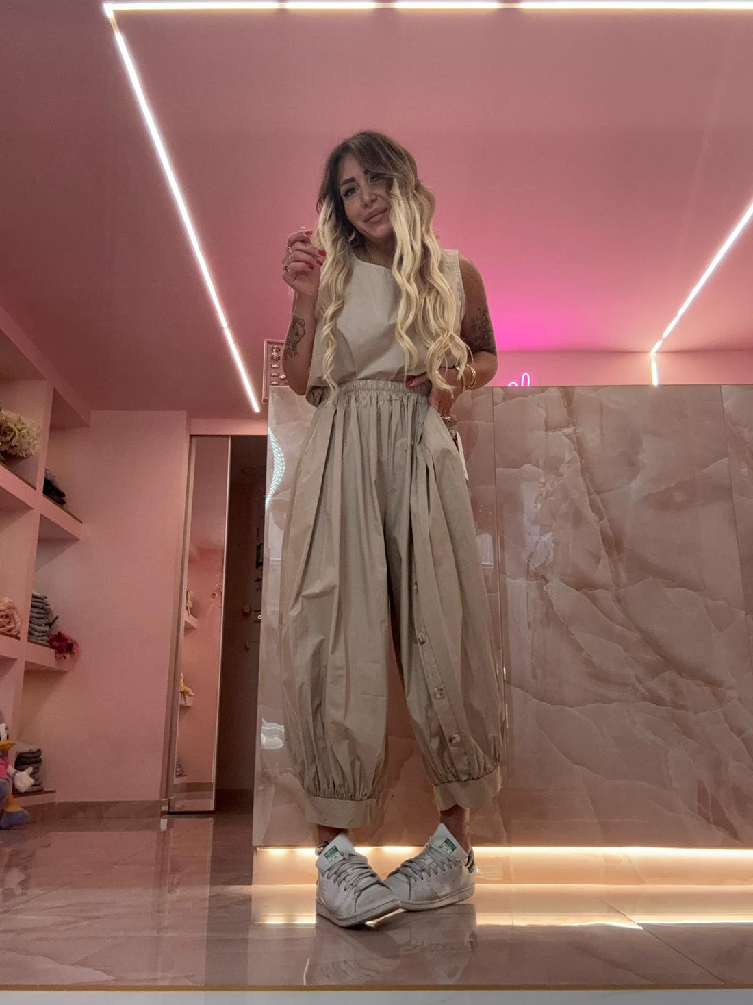 Il Completo Top Beige ♥