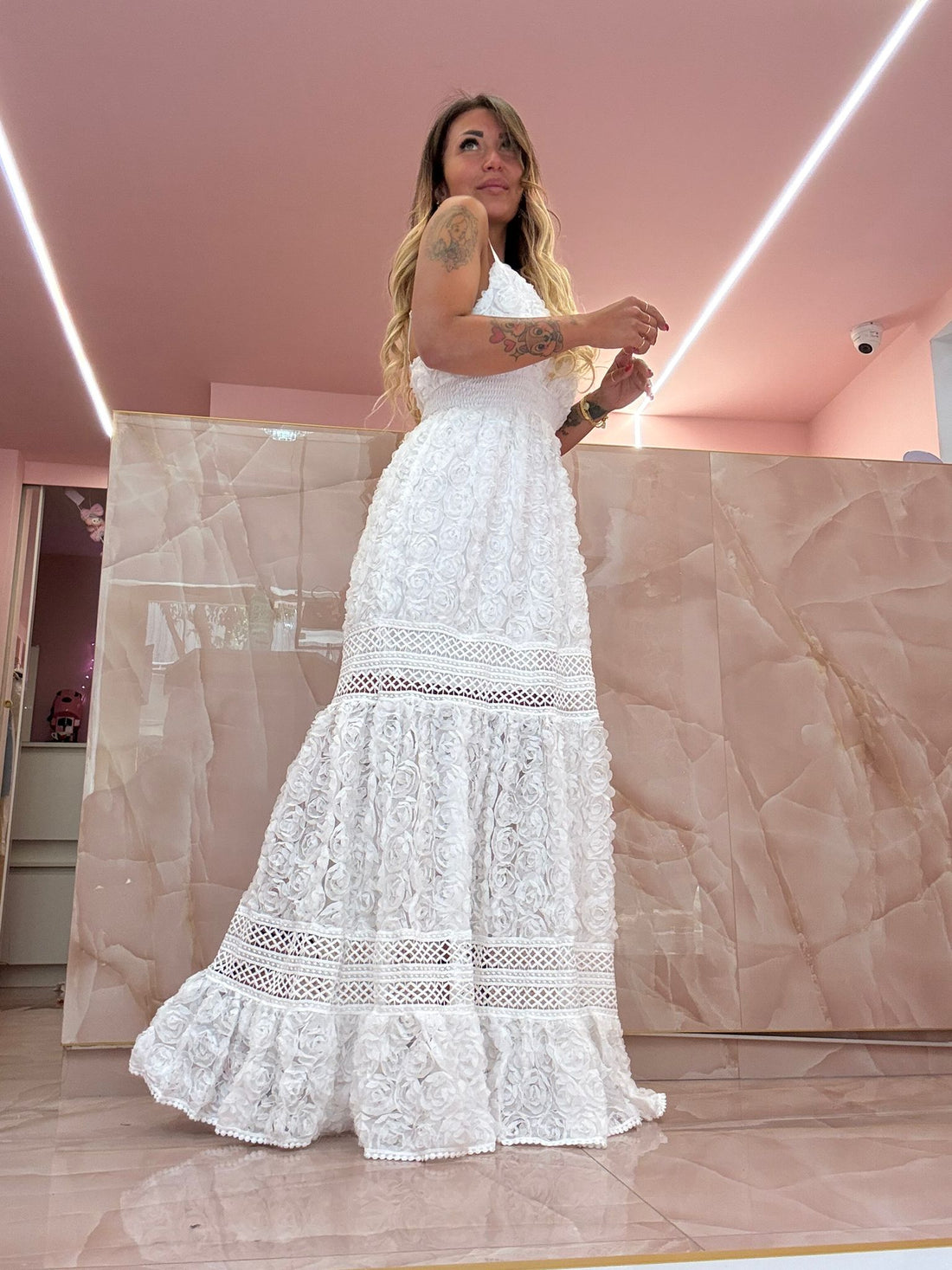 Dress Mi Sento Un Fiorellino Bianco ♥