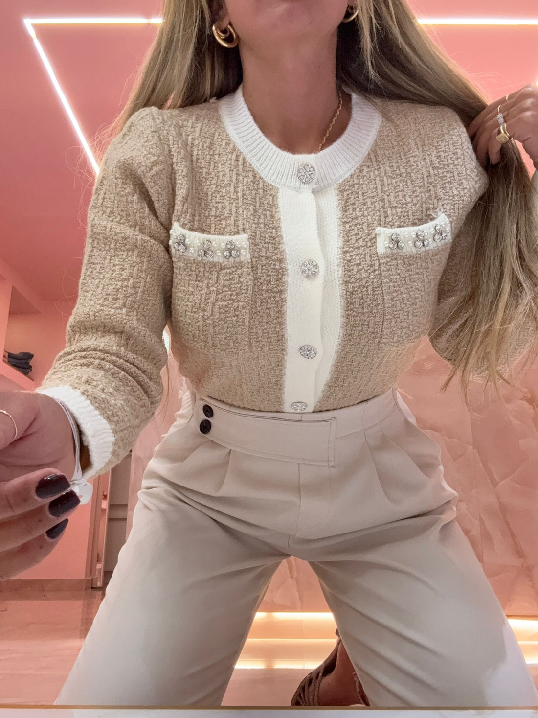 Maglioncino Da Snob Beige ♡