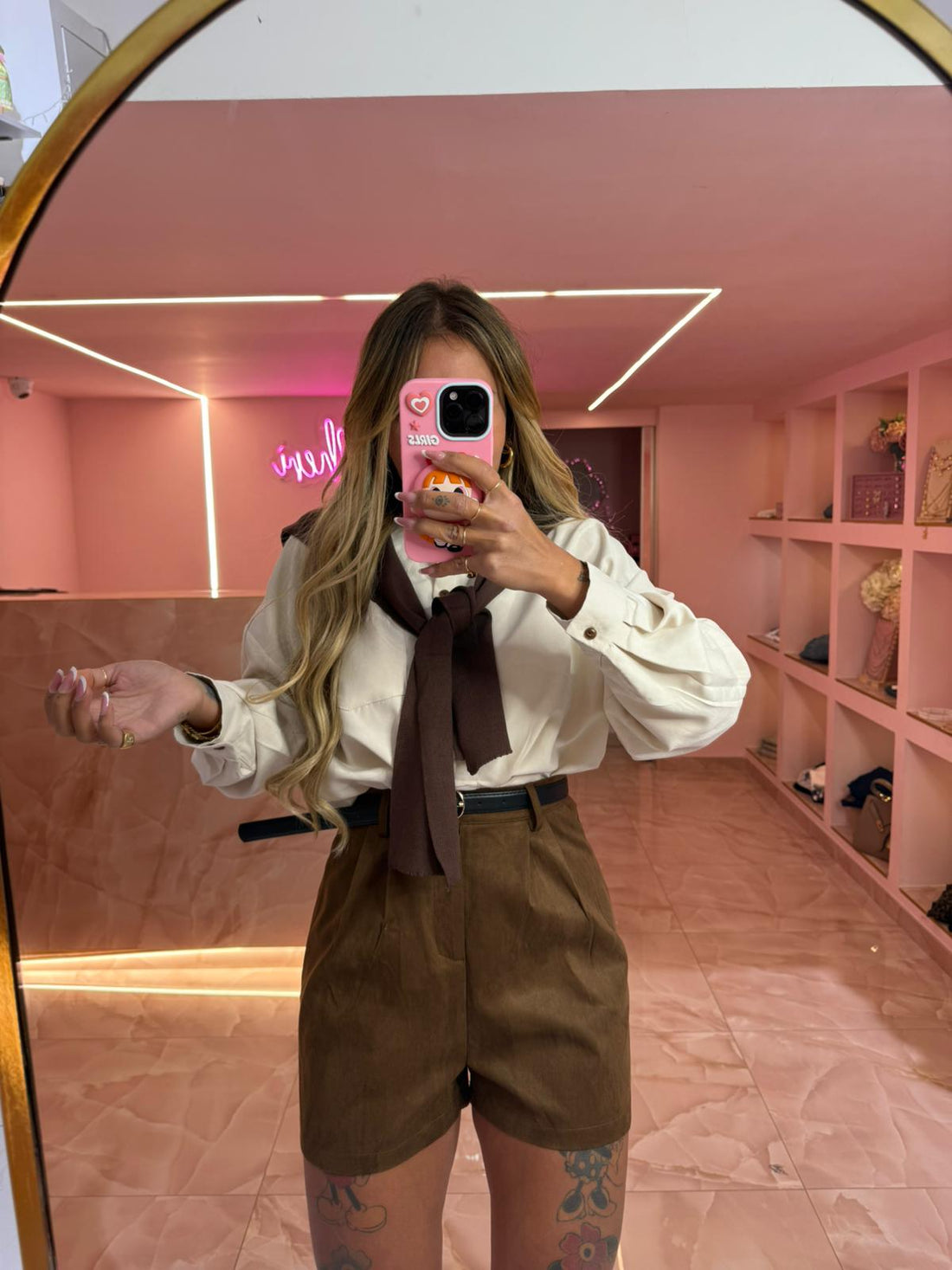 Pantaloncini In Camoscio