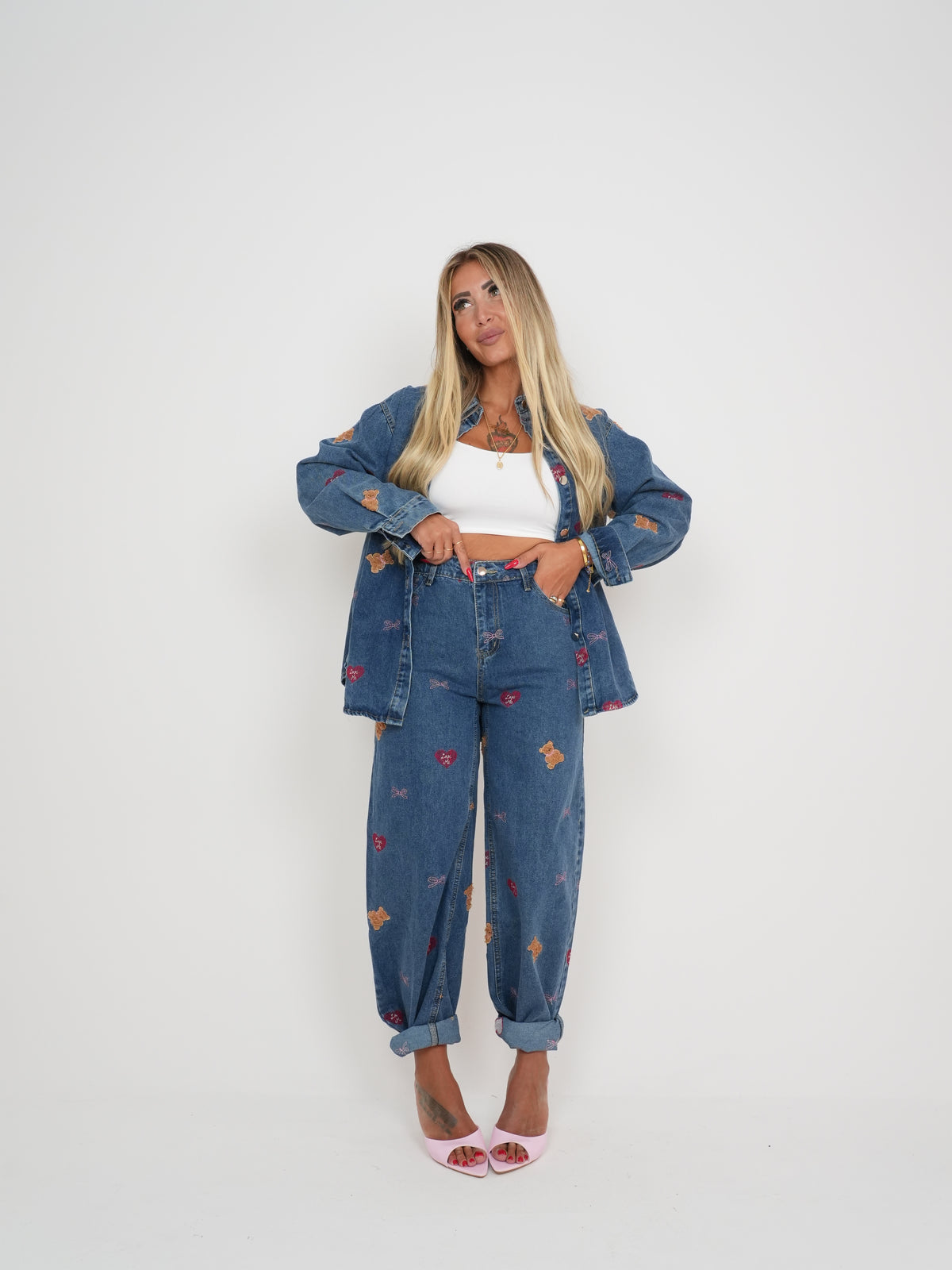 Coordinato Orsetti Del Cuore Denim ♥