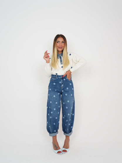 Il Jeans Con I Pallini  ♥