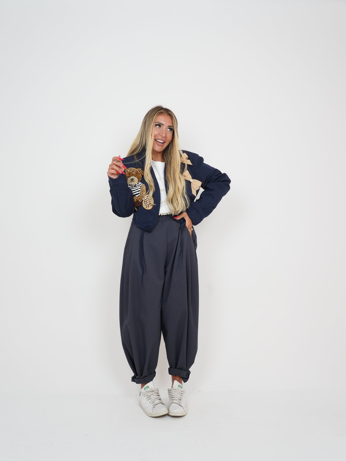 Pantaloni OUI Blu Navy  ♥