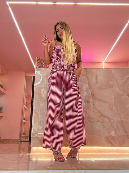 Coordinato Tutti In Riga Rosa ♥