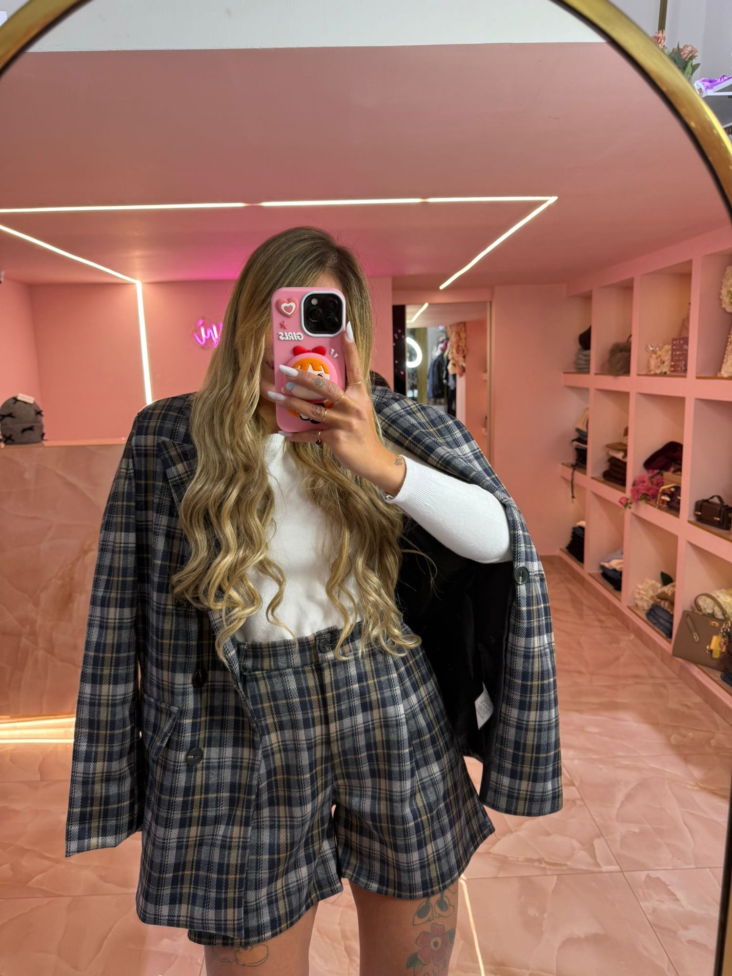 Coordinato quadroni Blu ♥